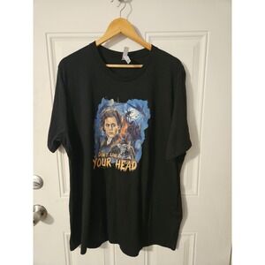 Sweeney Todd Don't Lose Your Head T Shirt 2XL Black Graphic Horror Movie Tee